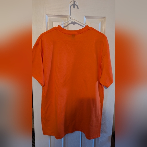 Gildan Orange Tee with Butterfly Design - Picture 3 of 3